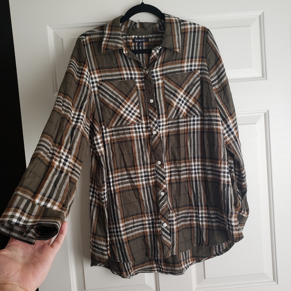 Plaid Top
